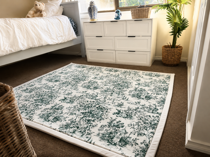 Willow Garden Memory Foam Nursery Rug – Botanical Baby & Kids Play Mat