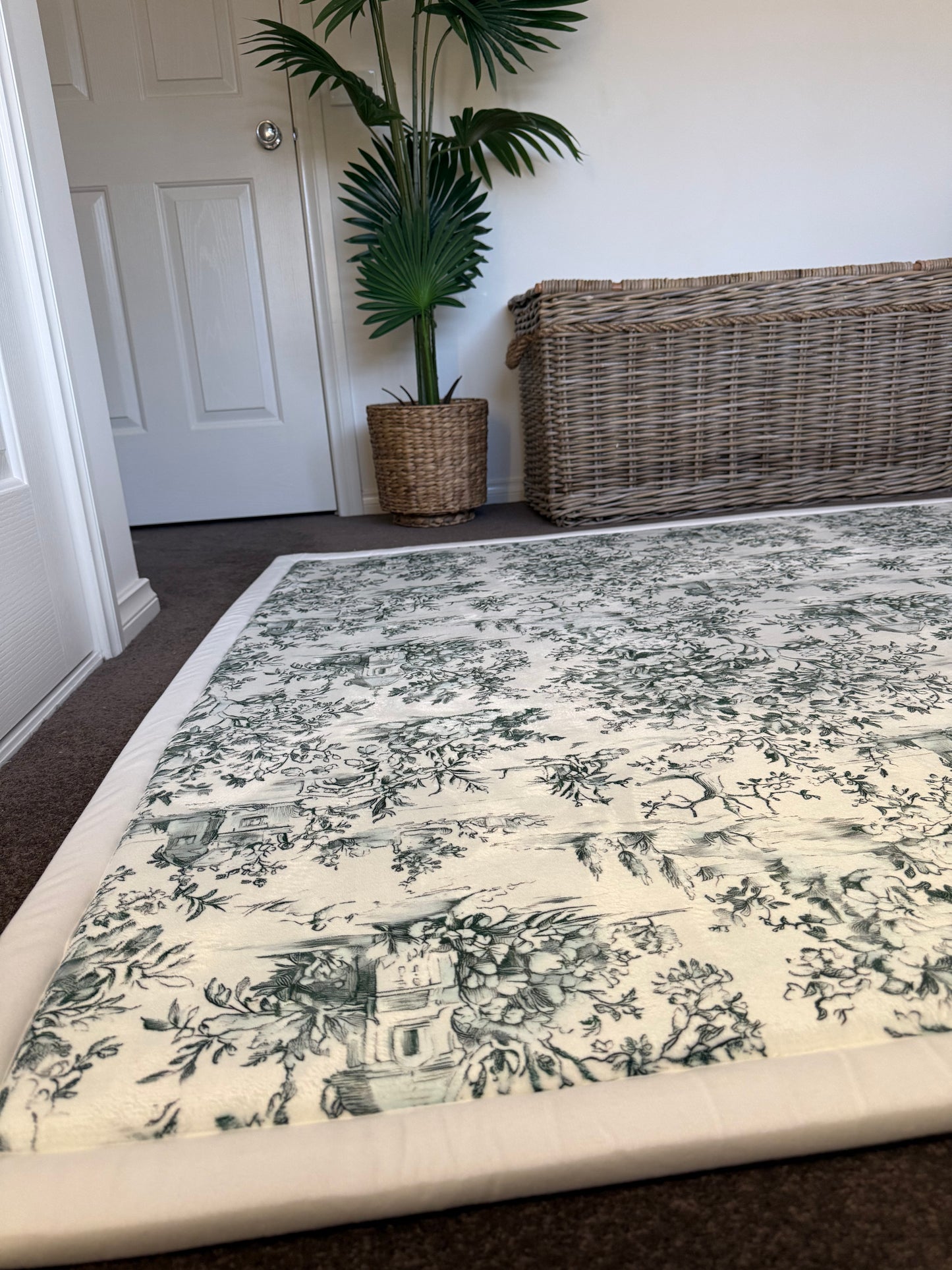 Willow Garden Memory Foam Nursery Rug – Botanical Baby & Kids Play Mat